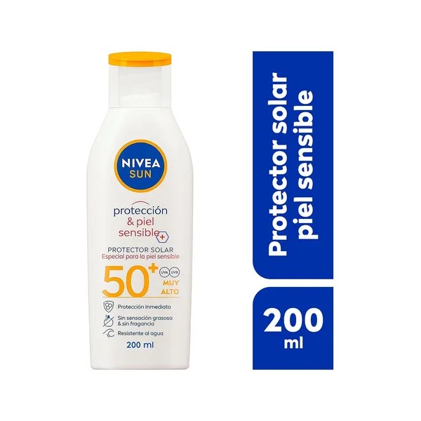 Protector Corporal NIVEA SUN Sensitive FPS50 200ml