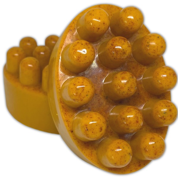 Brightening Lemon Turmeric & Kojic Soap, 2 Pack Massage Bar,