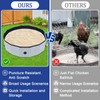 Upgraded Chicken Dust Bath Tub - New Foldable Design, Extra