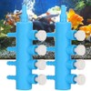 2pcs Aquarium Air Control Lever Valve Distributor Splitter Airline Tube