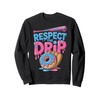 Baseball Drip Ice Cream Sprinkles Youth Boys Baseball Glove Sweatshirt