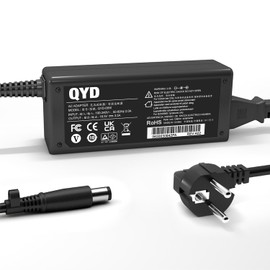 QYD 45W 65W Ersatz Netzteil Notebook Ladegerät für HP N17908 V85 613153-001 6715B 6735B 6735S Elitebook 8470P Flexible Thin Client T520 T610 T620 T630 F5A54AT 741346-001 Laptop-Ladekabel Power-Cord