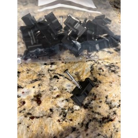 Trex Lot of 20 TREX Hideaway Universal Hidden Fasteners Black Stainless Steel Screws