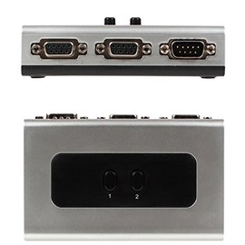 2 Port Serial 9pin Manual Switch Selector Box 2-way RS232 Female Serial port (RS232) 2:1 Seletor