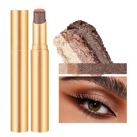 Sombra de Ojos en Barra de 3 Colores, Lápiz de Sombra Mate y Brillante