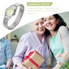 COLLBATH Elderly Casual Digital Watch Stretch Band Light Comfortable for