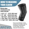 APOYO Elbow Brace for Tendonitis and Tennis Elbow, Compression Sleeve