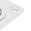 4 Pcs 63x44mm Square Flush Pull Ring Handles 316 Stainless
