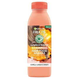 Garnier Fructis Hair Food Pineapple Shampoo - Brightness for Long and Off Hair Formula with 96% Natural Ingredients - 350ml