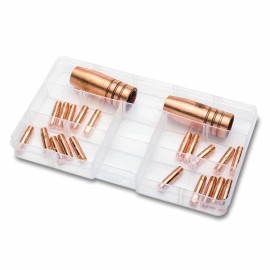 Eastwood MIG Welder Consumables Kit Gas Nozzles Contact Tip Plastic Storage Case