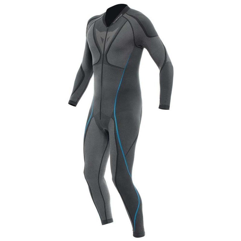 Dainese Dry Suit, Motorcycle Undersuit, Breathable, Men, Black/Blue, M