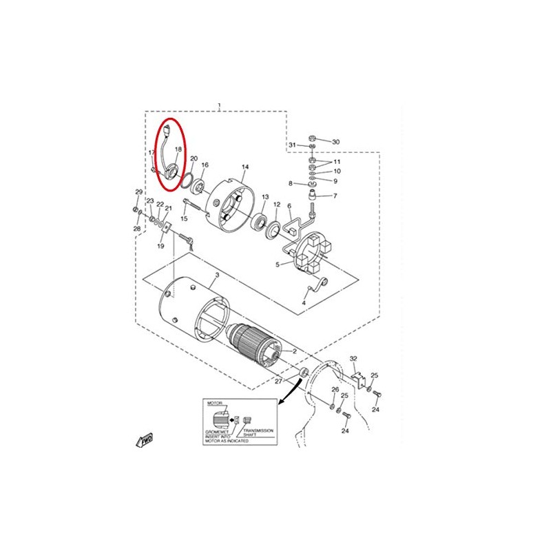 A.A Speed Sensor for Yamaha G22 G29 YDRE Carts w/Hitachi