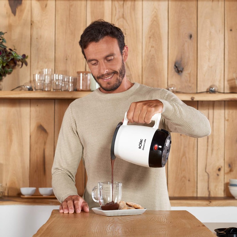 Solac MH9100 Choco Latte Heats Milk, Plastic, White