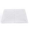Quilting Ruler 12in Wide Transparent Acrylic Accurate Scale Black Grid