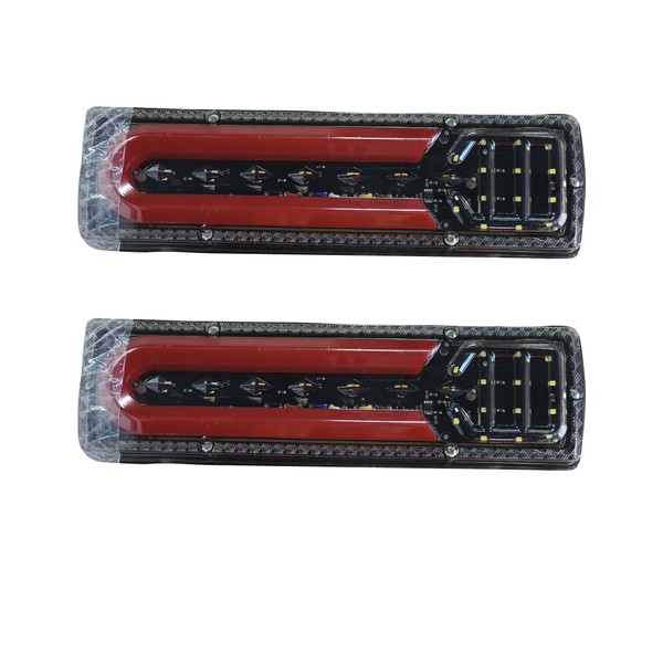 HAMILO Sequential Light Tail Lamp Brake Lamp Replacement Approx 12V