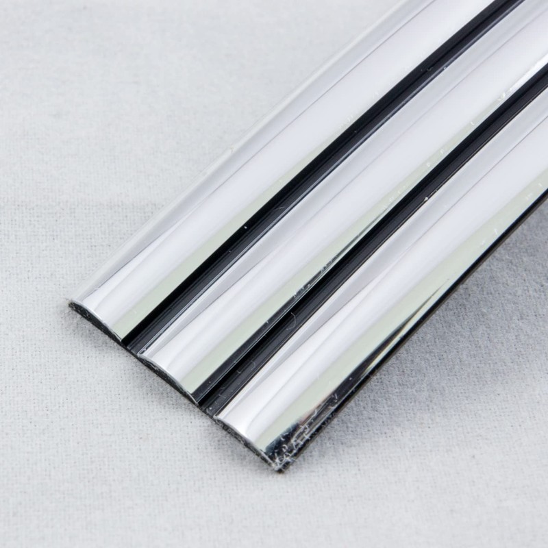 Create X346 3 Row Line Mole, Chrome, Width 0.2 inches