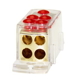 Adapter Universe® 12 V 1 x 25 mm² 4 x 10 mm² 1-4 Car Splitter Suitable for HiFi Amplifier