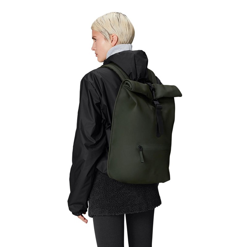 RAINS Rucksack, Green, Rozmiar uniwersalny