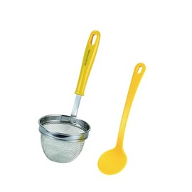 DELISH KITCHEN CC-1811 Pearl Metal Misoshi Set, Yellow