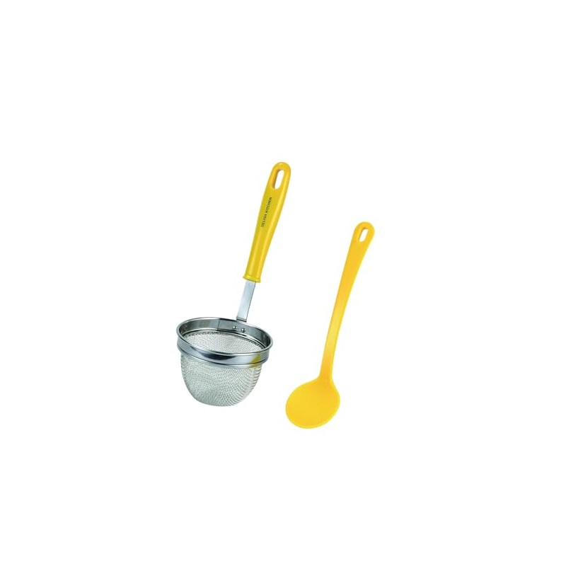 DELISH KITCHEN CC-1811 Pearl Metal Misoshi Set, Yellow