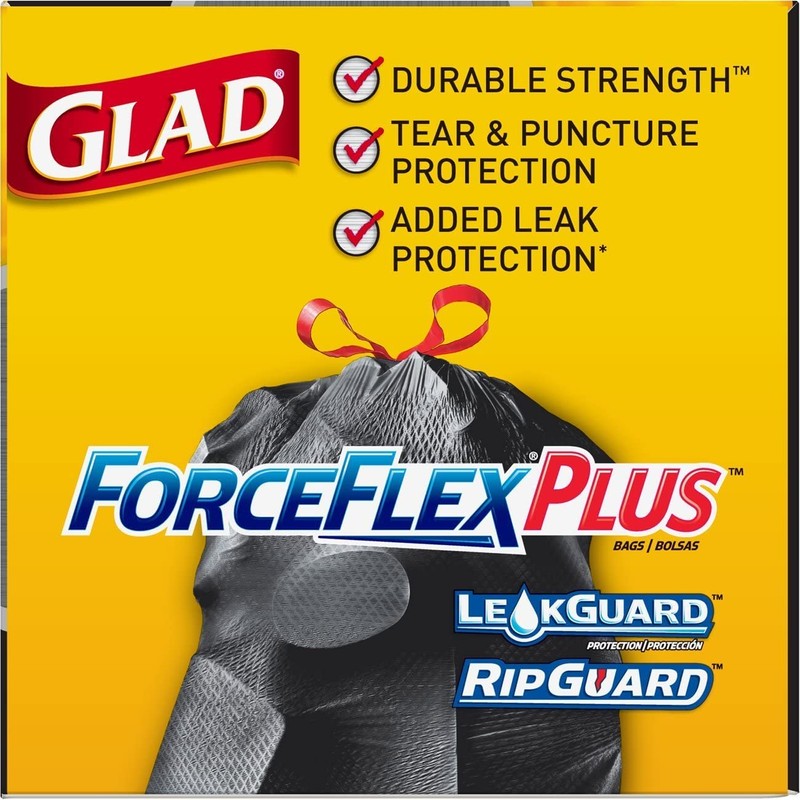 Glad Large Trash bag, 30 Gallon, 25 ct
