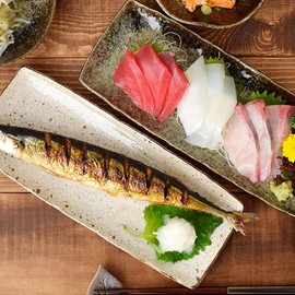 Tableware East Rectangular Plate, 10.6 inches (27 cm), Fuchinami Japanese Tableware, Unofu kg-002-01