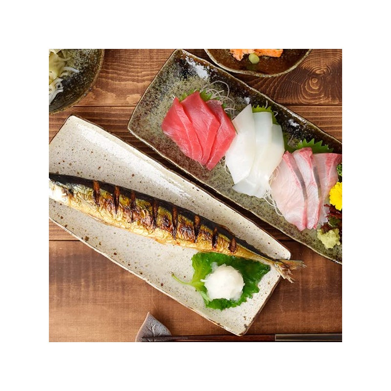 Tableware East Rectangular Plate, 10.6 inches (27 cm), Fuchinami Japanese