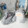 YSDYY 1 Piece Gray Shark Pencil Case, Cute Shark Zip