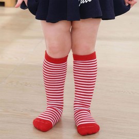 Zando Dr Seuss Crazy Socks - Kids Cotton Knee High Socks, Thing 1 & Thing 2, St Patrick's Day, One Size