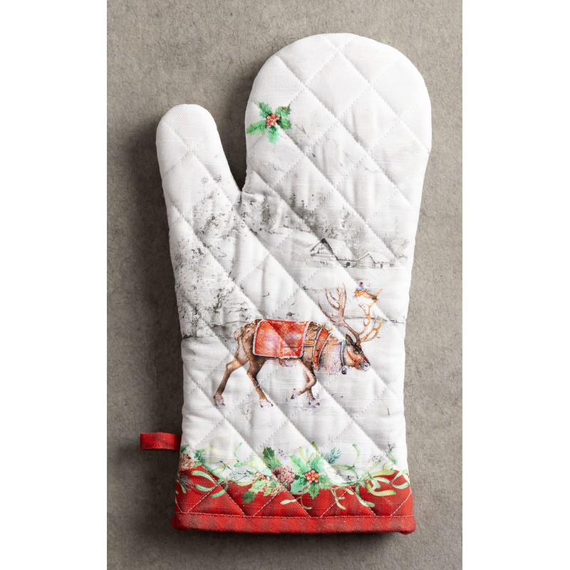 Maison d' Hermine Oven Mitt + Pot Holder 100% Cotton