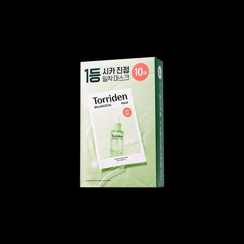 Torriden Balanceful Cica Facial Masks 10 sheets, Soothe & Repair