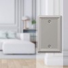 AmerTac 149BBN Amerelle Chelsea Blank Steel Wallplate in Brushed Nickel