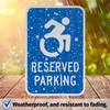 Brimar - 12" x 18" - Accessible Reserved Parking Sign
