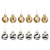 Sass & Belle Leopard & Zebra Mini Baubles - Set