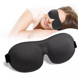 ProudCo - Antifaz para dormir con diseño 3D - Para mujeres y hombres - Súper suave - Bloqueo de luz 100% - Forma en 3D - (Morado)