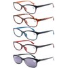 OLOMEE Reading Glasses Womens Colorful Ladies Sun Readers +2.50 Cheaters