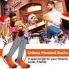 IFWATER Rechargeable Heated Socks for Men Women, Electric Battery Powered