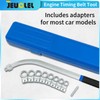 JEUCLEL 10PCS Universal Auxiliary Timing Idler Belt Wrench Serpentine Belt