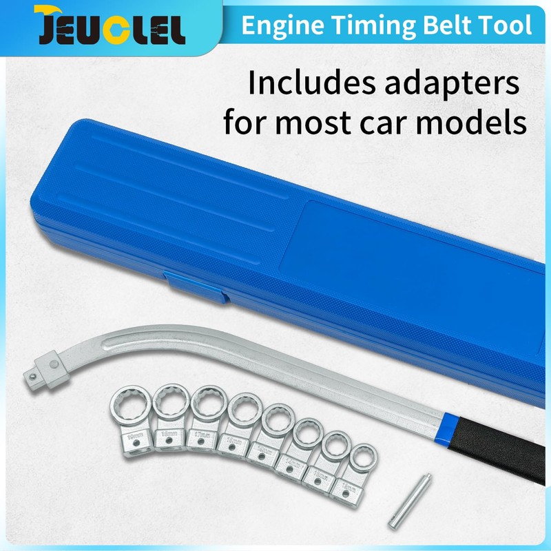 JEUCLEL 10PCS Universal Auxiliary Timing Idler Belt Wrench Serpentine Belt