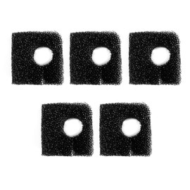 Aquarium Filter Accessories 5 Pieces Bio-sponges for WP-607H Hang on Back Filter Black