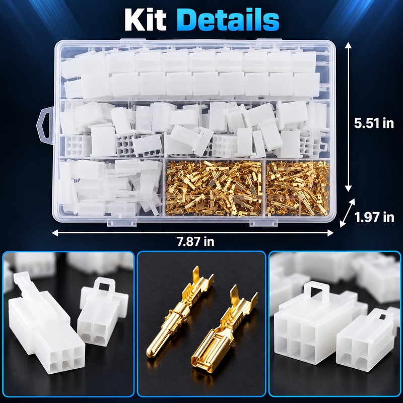2.8mm Automotive Electrical Connector Kit – 2, 3, 4, 6