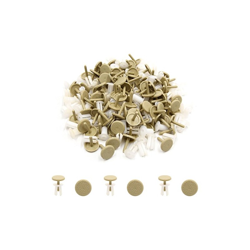sourcing map Door Panels Fixing Clips Car Plastic Rivets 8mm