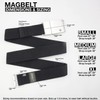 MagBelt 2 - Black Belt/Silver Buckle (Medium)