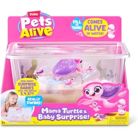 Pets Alive Mama Turtle Surprise by ZURU, Robot Toy Pet Turtle