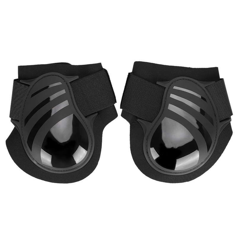 2 Pair Elastic Horse Boot Thicken PU Front Hind Boots