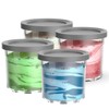 Containers Replacement for Ninja Creami Deluxe Pints and Lids -