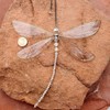 Dragonfly Crystal Suncatcher, MetalDragonfly Pendant, Hanging Crystal Suncatcher for Garden