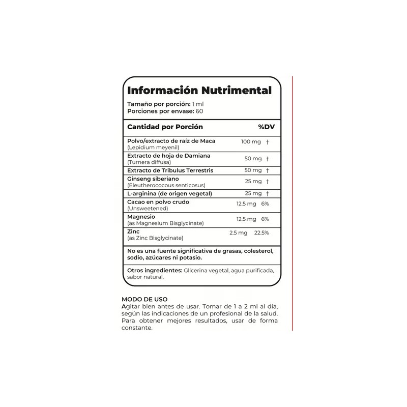 Gotas Biomix Energy Vital Energía Deseo Vitalidad Maca Magnesio