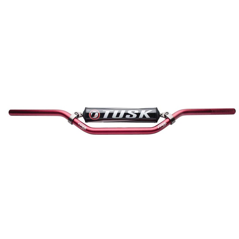 Tusk T-10 Aluminum 7/8" Handlebar ATV Sport Bend Red