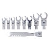 TICFOX Crows Foot Wrench Set, Flex-Head Ratcheting Wrench Set Replaceable
